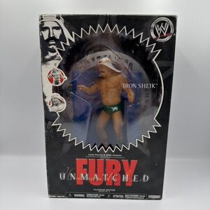WWE Jakks Pacific Unmatched Fury Series 8 Iron Sheik Platinum Edition Figure
